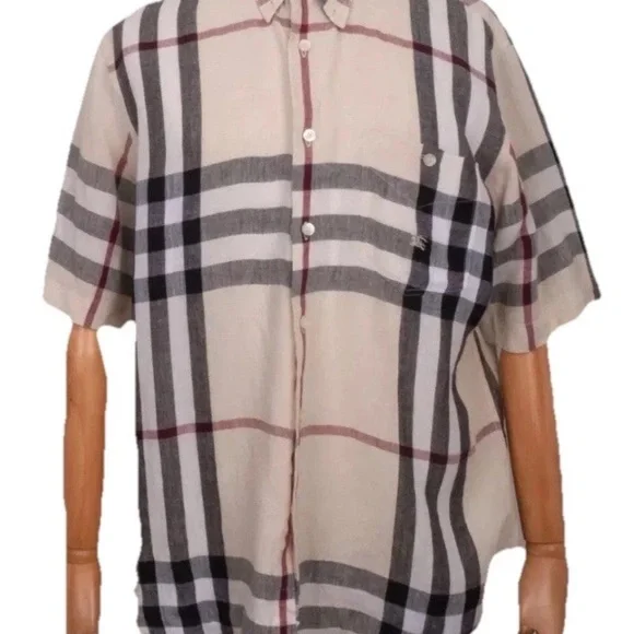 Burberry Nova Check Linen Shirt - Picture 3 of 9